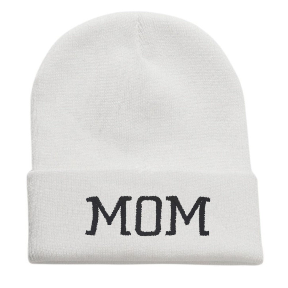 Beanie Cuffed Knit - قبعة بيني كلاسيكية متطابقة للوالدين بتصميم