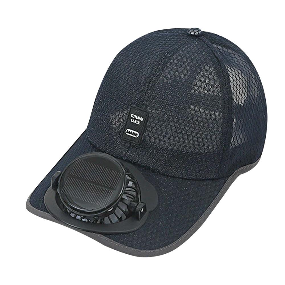 Golf Cap Dad - قبعة بيسبول شبكية مع مروحة تعمل