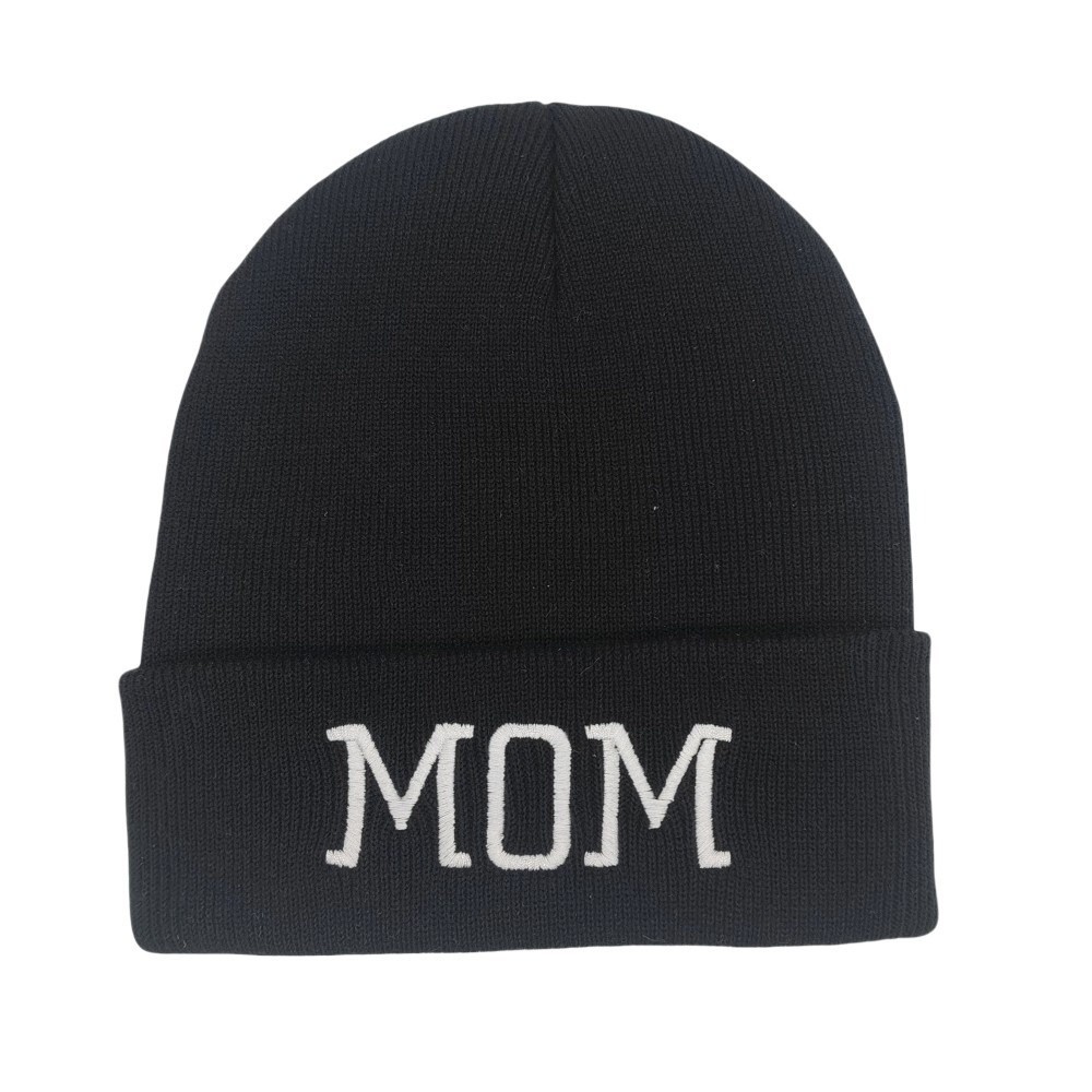 Beanie Cuffed Knit - قبعة بيني كلاسيكية متطابقة للوالدين (أمي